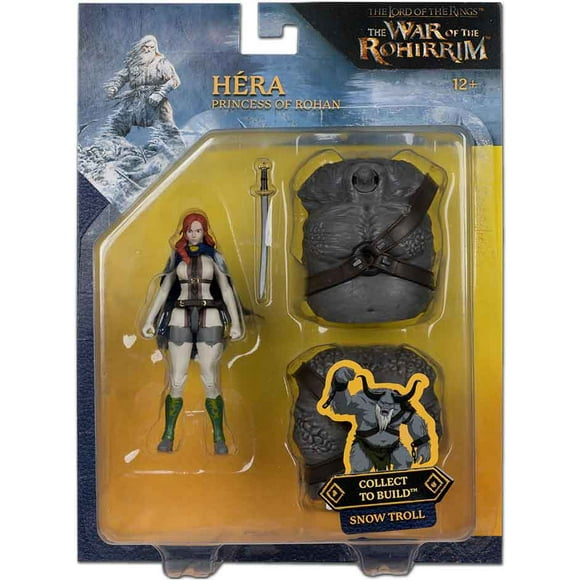 Le Seigneur des Anneaux la Guerre des Rohirrim Figurine Articulée de 4 Pouces BAF Snow Troll - Hera Princess Of Rohan
