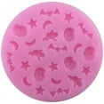 thumbnail image 2 of Halloween Silicone Mold, Pumpkins Bats Ghosts Cake Mold Cupcake Chocolate Fondant Mold Jelly Shots Candy Desserts Mold for Halloween Party, 2 of 7