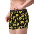 thumbnail image 2 of Pofeuu Daisies Flowers Print Men’s Boxer Briefs, Moisture-Wicking Underwear, Regular,Trunk-Large, 2 of 5