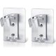 thumbnail image 1 of Soporte de ducha ajustable montado en la pared, soporte universal para cabezal de ducha, 2 piezas, 1 of 5