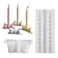 thumbnail image 2 of Aromatherapys Mold Bowknot Shaped Candle Holder Silicone Mould Candlestick Making Mold Gypsum Office Decorations Mould, 2 of 4