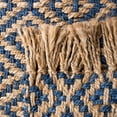 thumbnail image 5 of SAFAVIEH Natural Fiber Thomas Geometric Jute Runner Rug, Tropical Blue/Natural, 2'3" x 12', 5 of 8