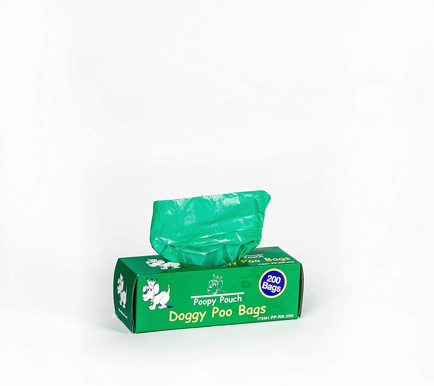 Poopy Pouch 0.75 gal. HDPE Heavy Pet Waste Bag, Bag, Green, 10PK 