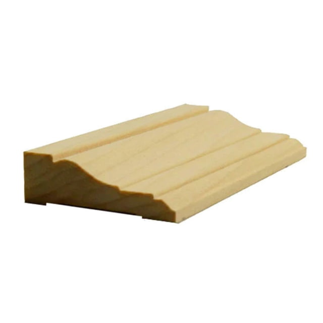 EWCA11 Colonial Casing 2-3/8" Wide x 3/4" Trim. Unfinished Moulding, Poplar, 94"