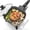 7" Electric Skillet (Graphite), variant on Small Electric Skillet with Lid, Personal 7-inch Ceramic Coated Electric Skillet Griddle, Square Frying Pan with Temperature Control, Portable Cooking Appliances, Graphite