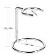 thumbnail image 4 of Graflsoa Premium Stainless Steel Shaving Brush Stand with Non-Slip Base for Bathroom Organization and Tool Drying, 4 of 6
