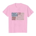 thumbnail image 4 of Hiijoy Girls Fourth of July T-Shirt Short Sleeve Crew Neck T Shirt for Kids, Sizes 8-9, 4 of 5