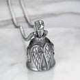 thumbnail image 2 of Bell Angel Wings Knight Bell Letter Keychain Motorcycle Bicycle Riding Guardian Bell--, 2 of 5