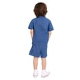 thumbnail image 4 of Wonder Nation Toddler Boys Chambray Shirt and Short Set, 2 Piece, Sizes 12M-5T, 4 of 6