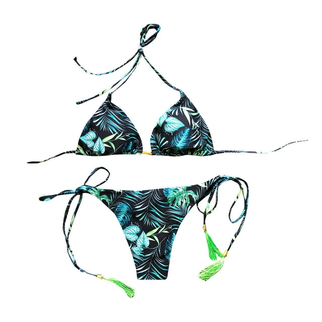 Yiwula Women Bandeau Bandage Bikini Set Push-Up Brazilian Swimwear Beachwear Swimsuit Swimsuit for women