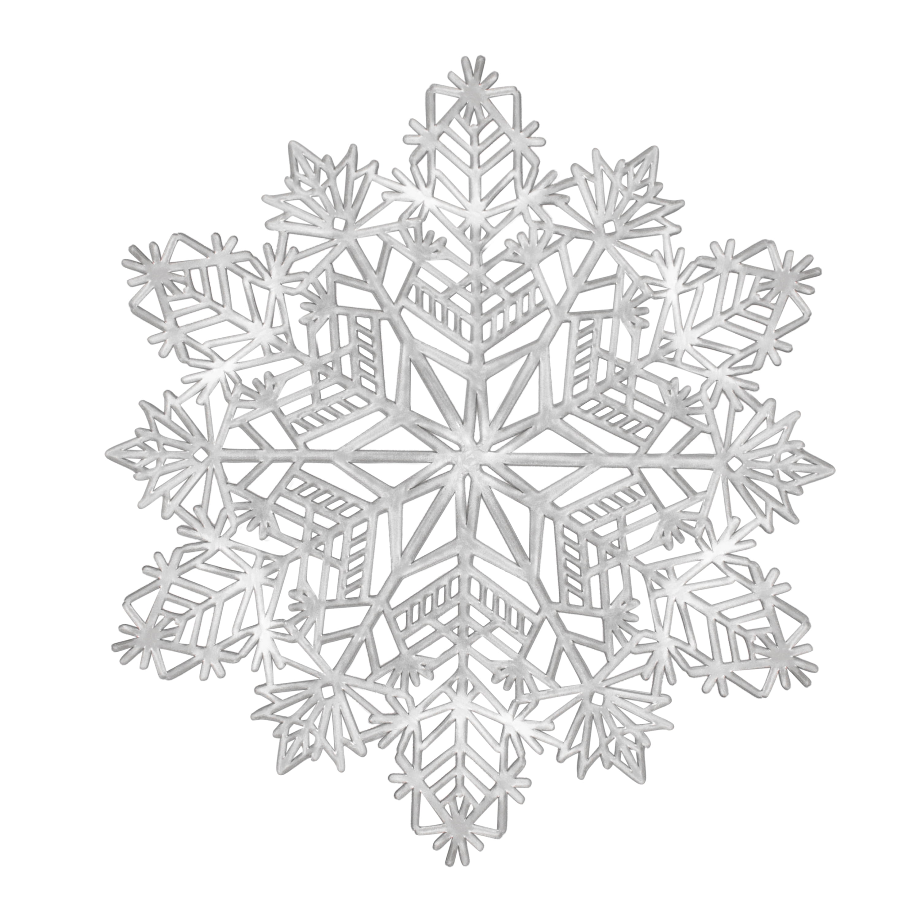 Holiday Time Snowflake placemat-Silver