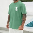 thumbnail image 3 of Ceisia T-Shirt à Manches Courtes Col Rond Imprimé pour Hommes Doux Respirant Extensible Décontracté Sport Gym Vert TG Cadeaux, 3 of 7