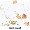 thumbnail image 5 of Oval Fall Tablecloth Autumn Pumpkin Table Cloths Fall Thanksgiving Oval Tablecloth Waterproof,Anti-Wrinkle,Easy To Wash,Reusable Polyester Table Cover For Thanksgiving & Fall Decorations 60x102 Inch, 5 of 6