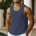 thumbnail image 2 of WREESH Mens Casual Tank Tops Waffle Knit Sleeveless Shirt Breathable Tank Shirts Summer Muscle Tee, 2 of 8