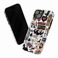 thumbnail image 3 of Vintage Tattoo Collage Phone Case, Retro Graphic and Iconic Illustrations iPhone Cover, Unique Artistic Protective Case for iPhone 17 16 15 14 13 12 11 Pro Plus Mini, 3 of 6