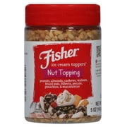 Fisher Nut Ice Cream Topping 5 oz (Pack of 16)