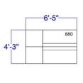 thumbnail image 3 of Emma + Oliver White LeatherSoft Reception Configuration, 4 Pieces, 3 of 6