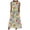 Yellow, variant on IROINNID Women's Sleeveless Prints Sundress Summer Beach Holiday Dress Big Swing Pocket Maxi Dress Round Neckline Full-Length Dress