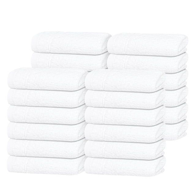 Paños de lavado Tens Towels 24 unidades 30 × 30 cm blanco