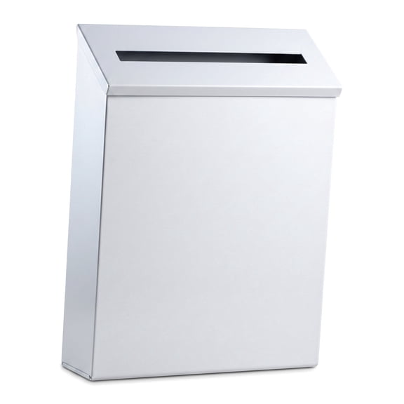 Wall Mount Mailbox – Large Capacity Modern Mailbox for Front Door, White