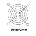 thumbnail image 4 of 5pcs PC Case Fan Grills Computer Cooling Fan Finger Guard Protector (80mm), 4 of 9