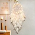 thumbnail image 5 of XUANYI Led Dream Catcher Kids Wall Decor White Feathers Dream Catcher With Light Beads Boho Decor Woven Art Ornament Handmade Gift For Kids Bedroom Home Hanging, 5 of 5