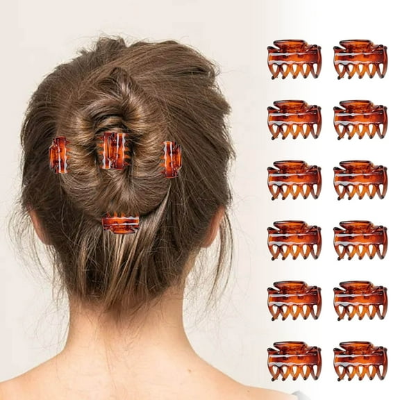 European Style Small Barrettes Hair Clips for Women Girls Hair Accessories Headwear Top Clips Set 12PCS