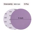 thumbnail image 2 of Unique Bargains 5 Pack 5-Inch Purple Sanding Discs 800 Grits Hook & Loop Professional Aluminum Oxide Sandpaper, 2 of 6