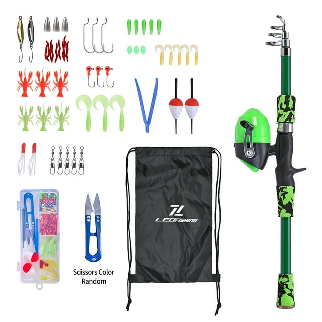 Spinning Rod,Kit Pole With Reel Combo Kit Rod And Reel And Reel Combo Pole With Reel Kids Twirltide Mewmewcat
