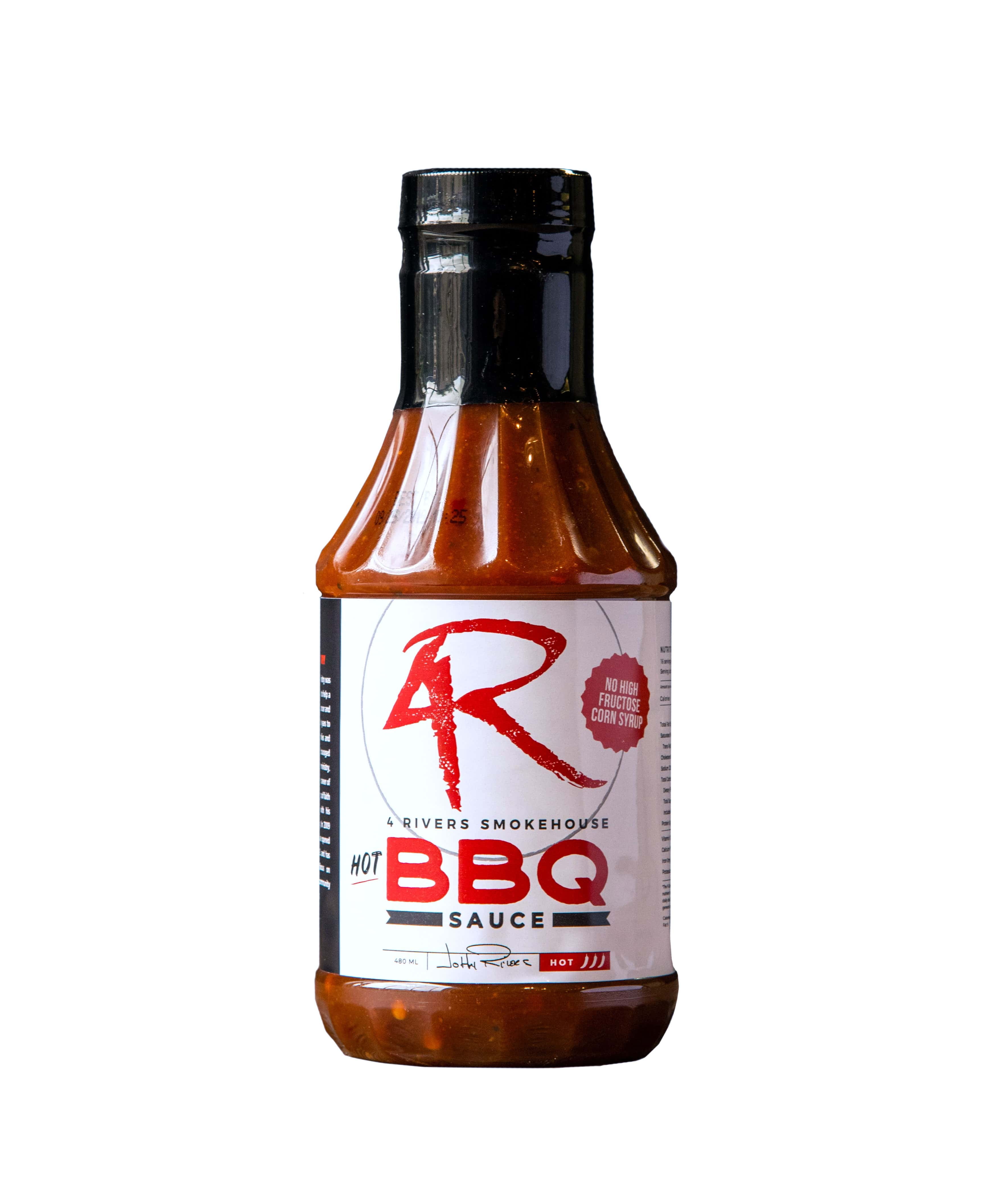 (2 pack) 4 Rivers Hot BBQ Sauce - 16 fl oz