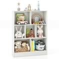 thumbnail image 1 of Costway 7-Cube Bookcase for Kids 41" Wooden Toy Storage Organizer Freestanding Bookshelf White, 1 of 10