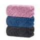 thumbnail image 1 of 3 Packs Toallas de Baño de Microfibra Ultra Suaves Juego de Toallas de Secado Rápido Absorbentes para Baño,Playa,Piscina,Gimnasio,SPA(Negro+Morado+Azul Oscuro), 1 of 7