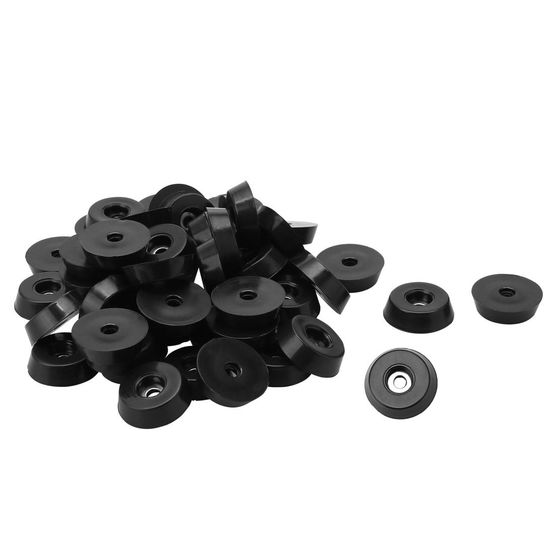 40pcs Rubber Feet Bumper Buffer Cutting Board Pad with Metal Washer