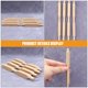 thumbnail image 2 of GOOHOCHY 4 piezas de accesorios para escaleras de casa de muñecas, muebles en miniatura, mini pilares de madera, postes de barandilla para escaleras., 2 of 8
