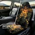 thumbnail image 3 of Uorisanigo Fashion Turtle Car Front Seat Covers Waterproof Breathable Front Seat Cover Auto Interior Accessories 2 Pcs Set Protection Interior Accessories Universal Fit Most Cars, 3 of 7