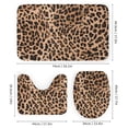Bathroom Four Sets Of Floor Mat Shower Curtain Strong Durability Easy ...