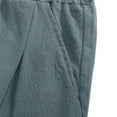 thumbnail image 5 of Hvyesh Men Cotton Linen Work Shorts Big and Tall Summer Beach Shorts Elastic Waist Drawstring Shorts Lightweight Work Outdoor Fishing Shorts, 5 of 8