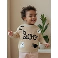 thumbnail image 6 of BemeyourBBs Baby Halloween Sweater Casual Letter Ghost Spider Embroidery Pullover, 6 of 9