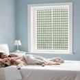 thumbnail image 3 of Sage Green Buffalo Plaid Privacy Window Film,Decorative Frosted Glass Window Film,Farmhouse Green White Checkered Reusable Peel and Stick Static Cling for Home Bathroom Office Glass Door 17.7"x39.3", 3 of 8