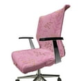 thumbnail image 6 of Ambesonne Marine Office Chair Cover Stretchable High Back, Sea Life Fishes and Coral, Pink Mustard Orange, 6 of 6