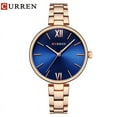 thumbnail image 2 of Curren9017 Women's Fashion Watch Round Stainless Steel Band Waterproof Quartz Wristwatch, 2 of 6