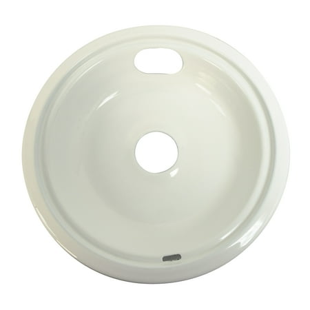 

Range Kleen Style C - Large 8 inch Heavy Duty Almond Porcelain Drip Pan