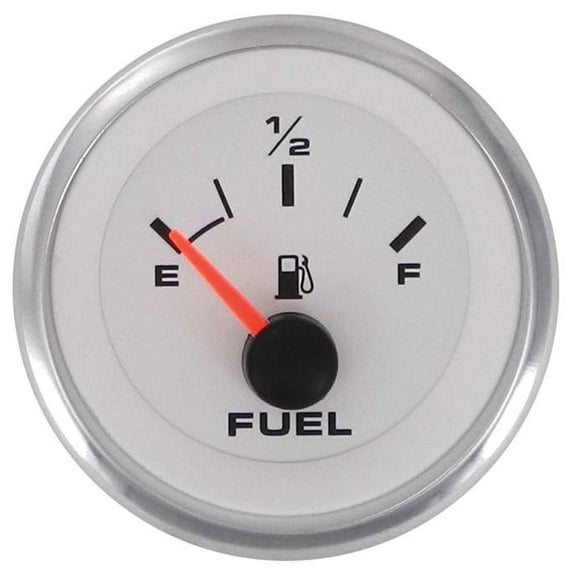 Sierra 62551P Premier Pro Series - Fuel Gauge, White