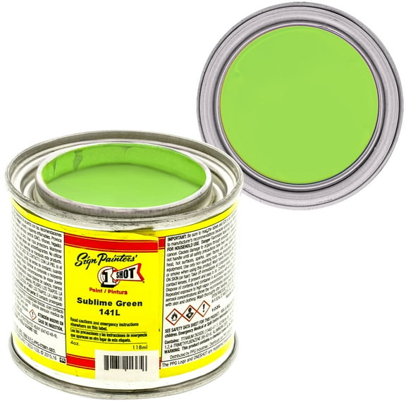 1 Shot Lettering Enamel, 8 oz., Sublime Green