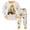 Yellow, variant on Xudanell Boys Pajamas 100% Cotton Truck Pjs Toddler 2 Piece Sleepwear Kids Winter Clothes Set 3t-10t (Yellow, 6-7 Years)