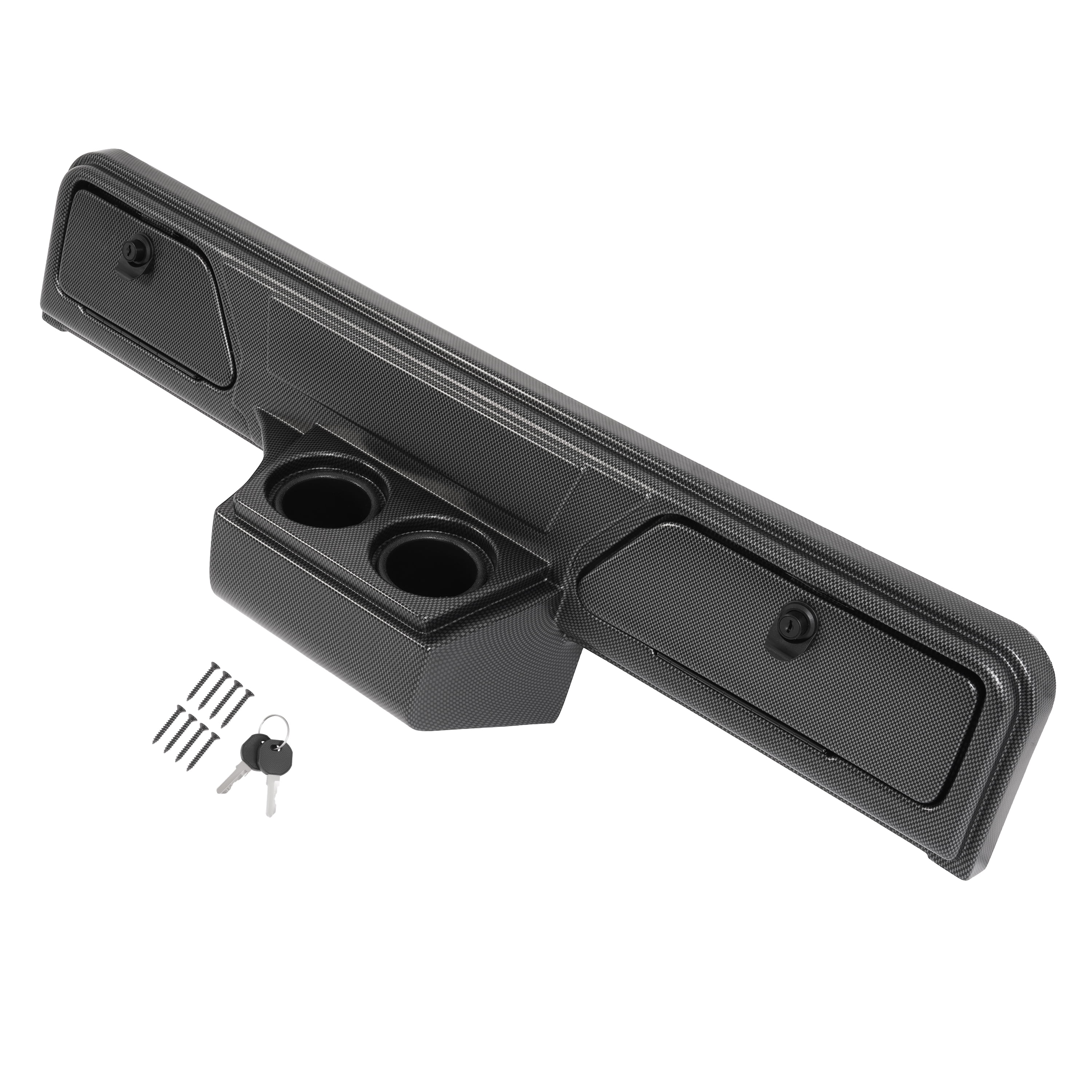 KOJEM Dashboard Cover Compatible with 1986-1994 EZGO Marathon Golf Cart Dash Cover Plastic ABS W/Lockable Doors