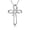 infinity cross, variant on Diamond Ankh Necklace for Women, 925 Sterling Silver Faith Cross Pendant Religious Jewelry Valentines Day Gifts for Her Wife Mom Girlfriend 20 Inches