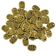 thumbnail image 1 of Granos Ovados De Bronce De Hechos Con De Amor Para Joyería DIY Que Hace El Paquete De 50 Encantos ovados de bronce BLESIY Bronce colgantes del encanto, 1 of 3