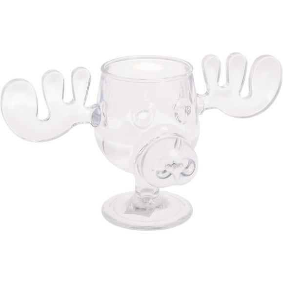 Taza Spoontiques Moose, 11 cm, 180 ml, transparente