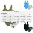 thumbnail image 3 of WRKEKC Girls Tankini Set 2 Piece Solid Color Cap Sleeve Top with Skirted Bottom Removable Pads 9-16 Years, 3 of 9